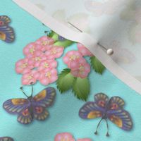 Cherry Blossom and Butterflies ©2011