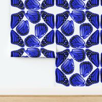 Fat Quarter Blue Monarch Butterfly Costume Wings