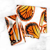 Fat Quarter Orange Monarch Butterfly Wings