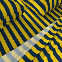 Navy and Yellow stripe