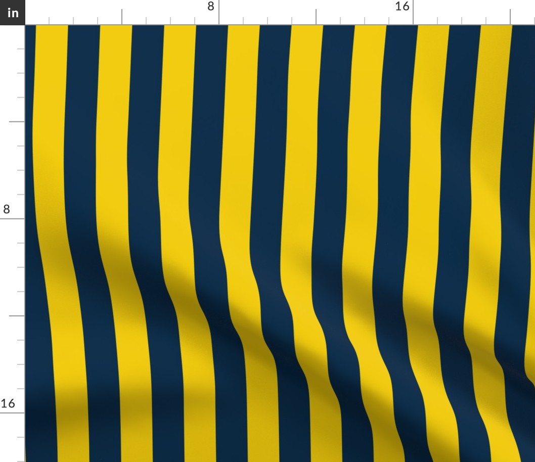 Navy and Yellow stripe