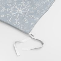 Frost Snowflakes - Christmas Navy Blue