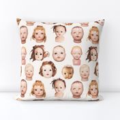 Doll heads print - Large