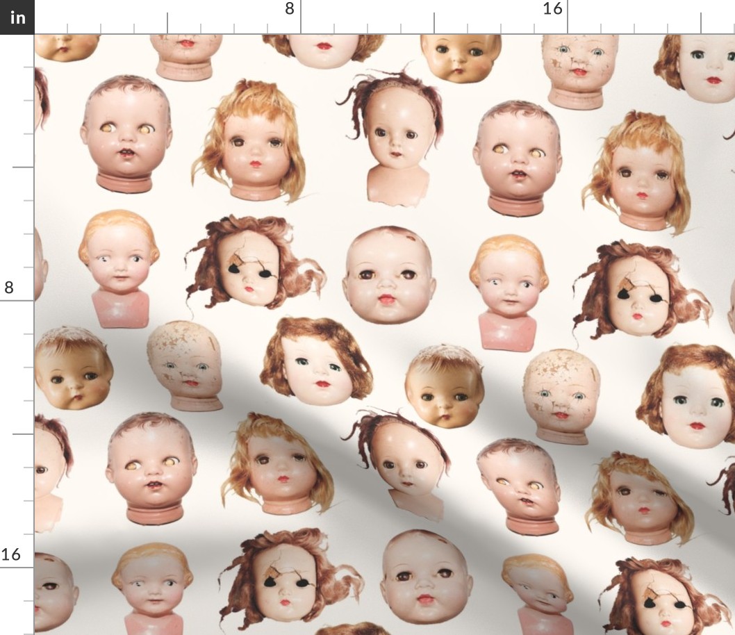 Doll heads print - Large