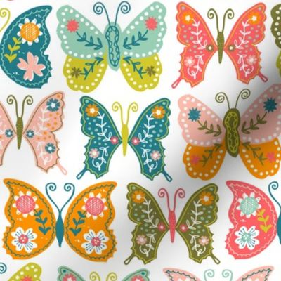 Vintage Butterflies - M