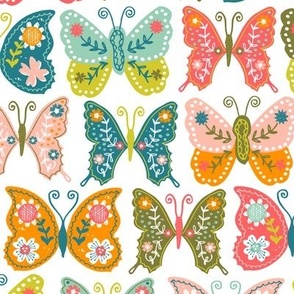 Vintage Butterflies - M