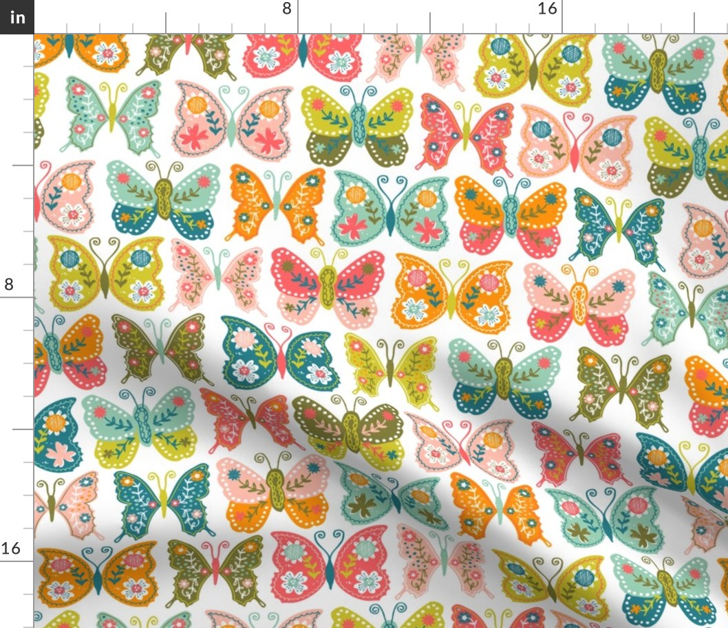 Vintage Butterflies - M