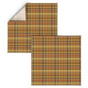 Yellow and Brown Plaid