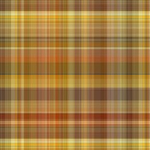 Yellow and Brown Plaid