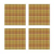 Brown and Ochre Plaid