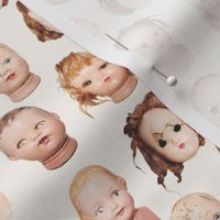 Doll heads print