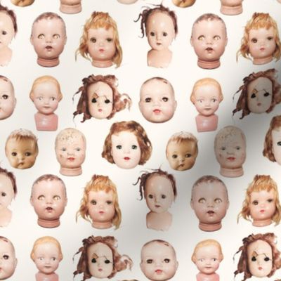 Doll heads print