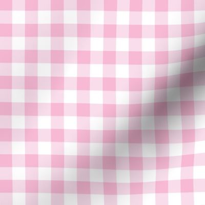 1/2" Gingham - Light Pink