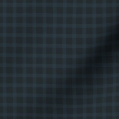 Charcoal-navy checker tartan, 2/3"