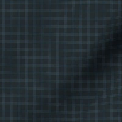 Charcoal-navy checker tartan, 1/2"