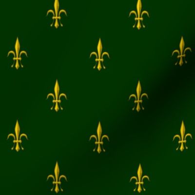 Fleur de Lis 2010 green gold