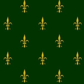 Fleur de Lis 2010 green gold