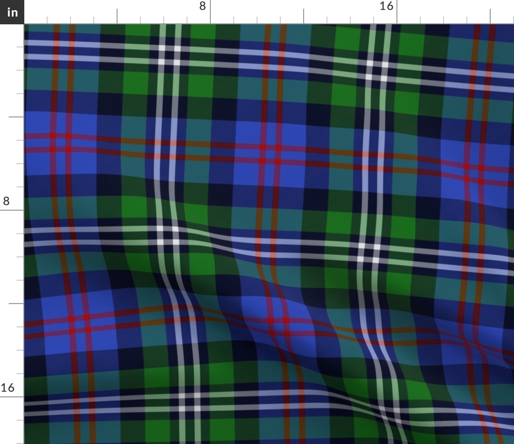 Davidson double clan tartan, 8", 1847 Wilson's of Bannockburn