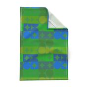 Mod Green and Blue Geometric