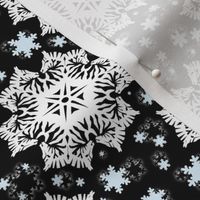 Zebra Snowflakes