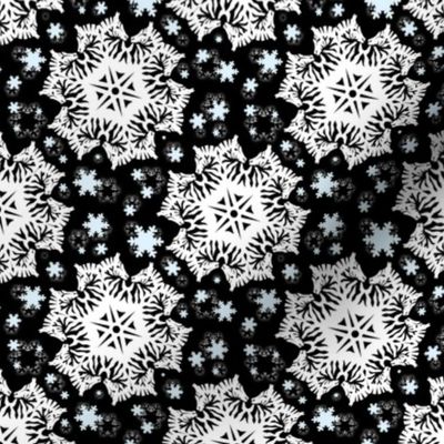 Zebra Snowflakes