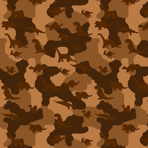 Dino Camo Browns