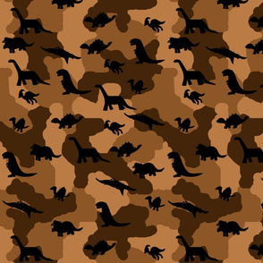 Dino Camo Brown