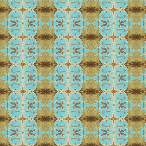 Mermaid's Wallpaper 2, turquoise