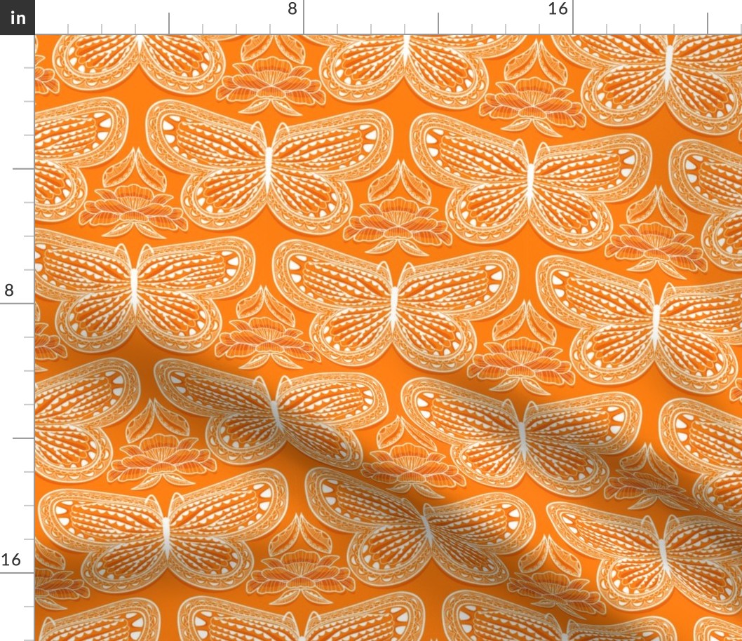 Butterfly Tonal Small Orange