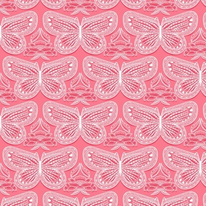 Butterfly Tonal Small Pink