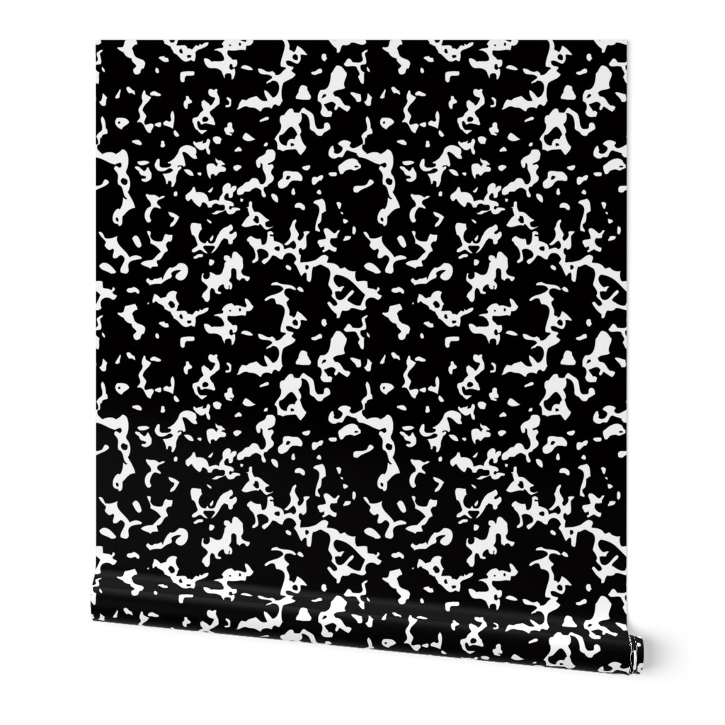 Black and White Composition Notebook - Large/Medium  Scale