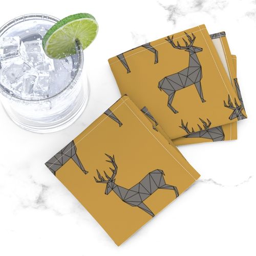 Deer - Gold Gray