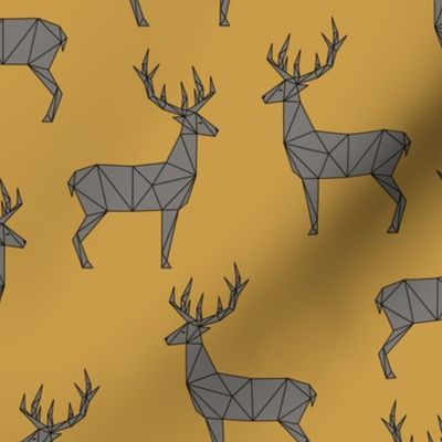 Deer - Gold Gray