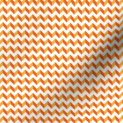 2 Tone Orange Chevron