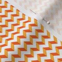 2 Tone Orange Chevron