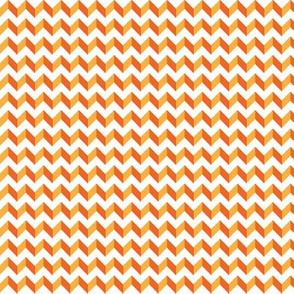 2 Tone Orange Chevron