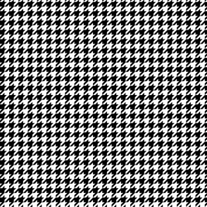 Houndstooth black and white