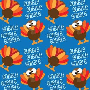 Gobble, Gobble, Gobble Funny Turkey Thanksgiving