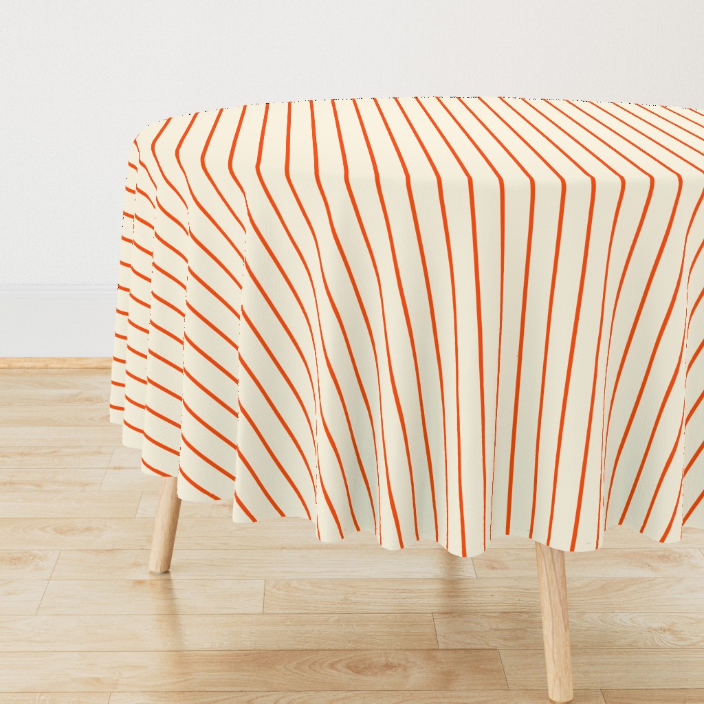 Marquise Orange and Cosmic Latte Stripe 