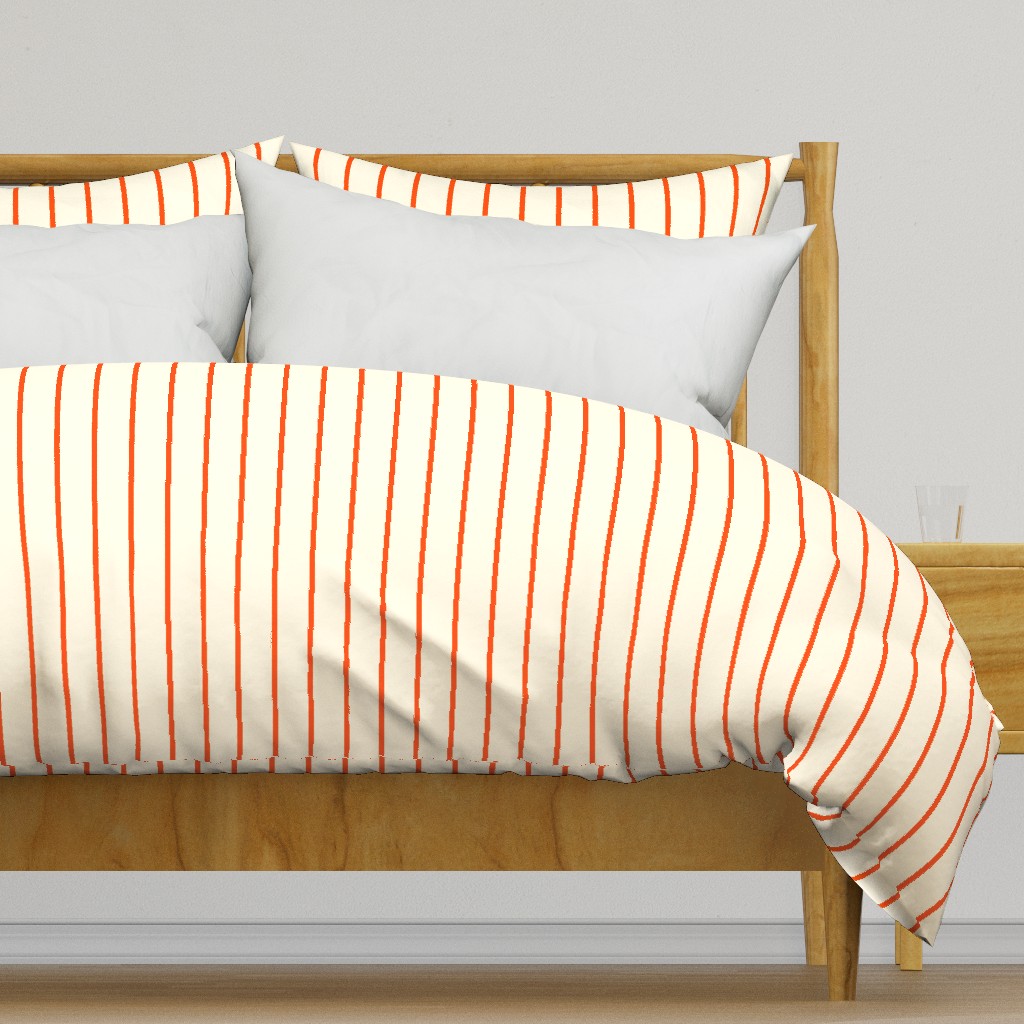 Marquise Orange and Cosmic Latte Stripe 