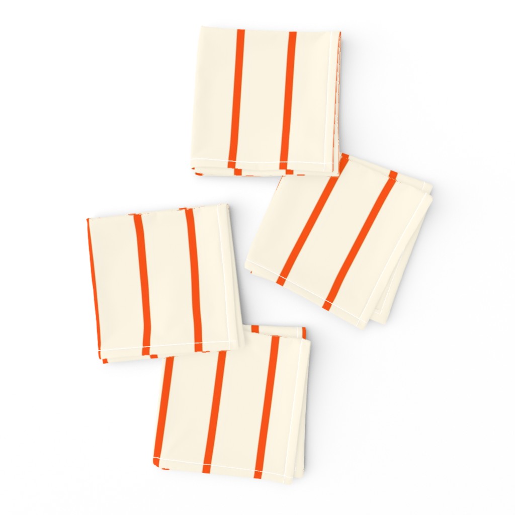 Marquise Orange and Cosmic Latte Stripe 