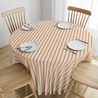 Marquise Orange and Cosmic Latte Stripe 