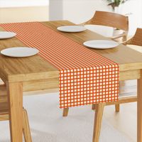 Marquise Orange and Cosmic Latte Gingham 