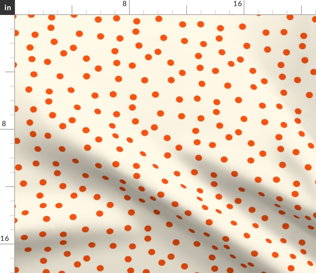 Marquise on Cosmic Latte Small Polka Dots 