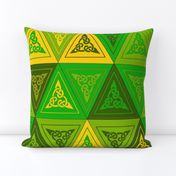 celtic bunting green