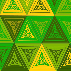 celtic bunting green