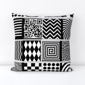 High contrast abstract shapes for baby
