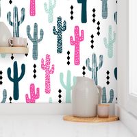 cactus magenta mint navy patterned trendy southwest cactus trend for kids clothes