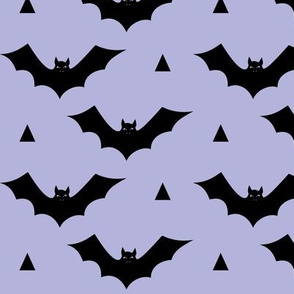 bat pastel purple