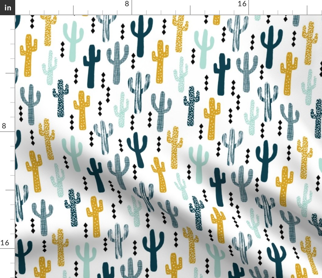 cactus mustard mint navy kids tri minimal white background trendy design for ss16 tropical trendy southwest kids nursery clothing baby decor